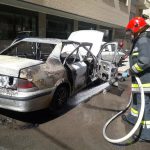 آتش سوزی سواری و مصدوم شدن راننده  در اصفهان