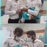 تولد نوزاد عجول در دستان سپید پوشان فوریت‌های پزشکی