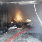 مهار آتش سوزی در کارخانه ریسندگی در جرقویه